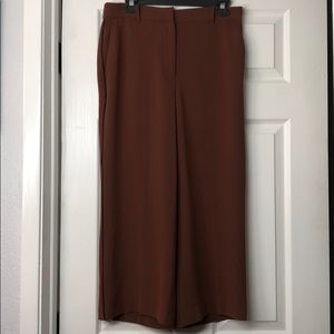 NWT Ann Taylor Brown Culotte in Petite 8